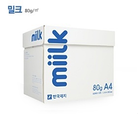 밀크 80g A4 1BOX 2500매
